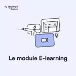 Illustration carré du service de création de modules de e.learning par Invivox