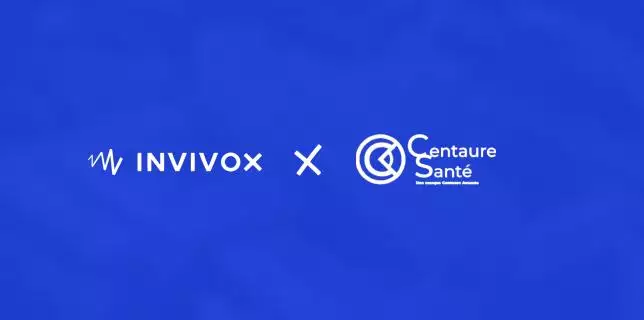 Illustration du partenariat entre Invivox et Centaure Santé